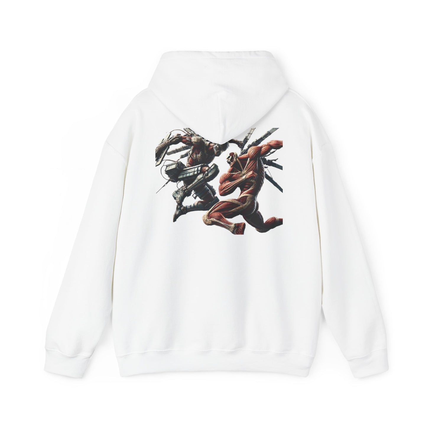 Anime Attack Titan vs Colossal Titan Hoodie Sweatshirt