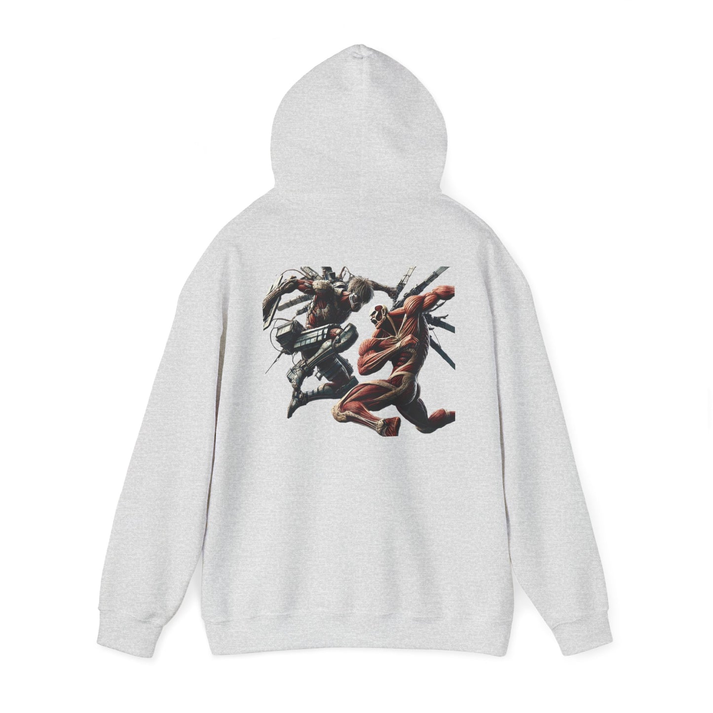 Anime Attack Titan vs Colossal Titan Hoodie Sweatshirt