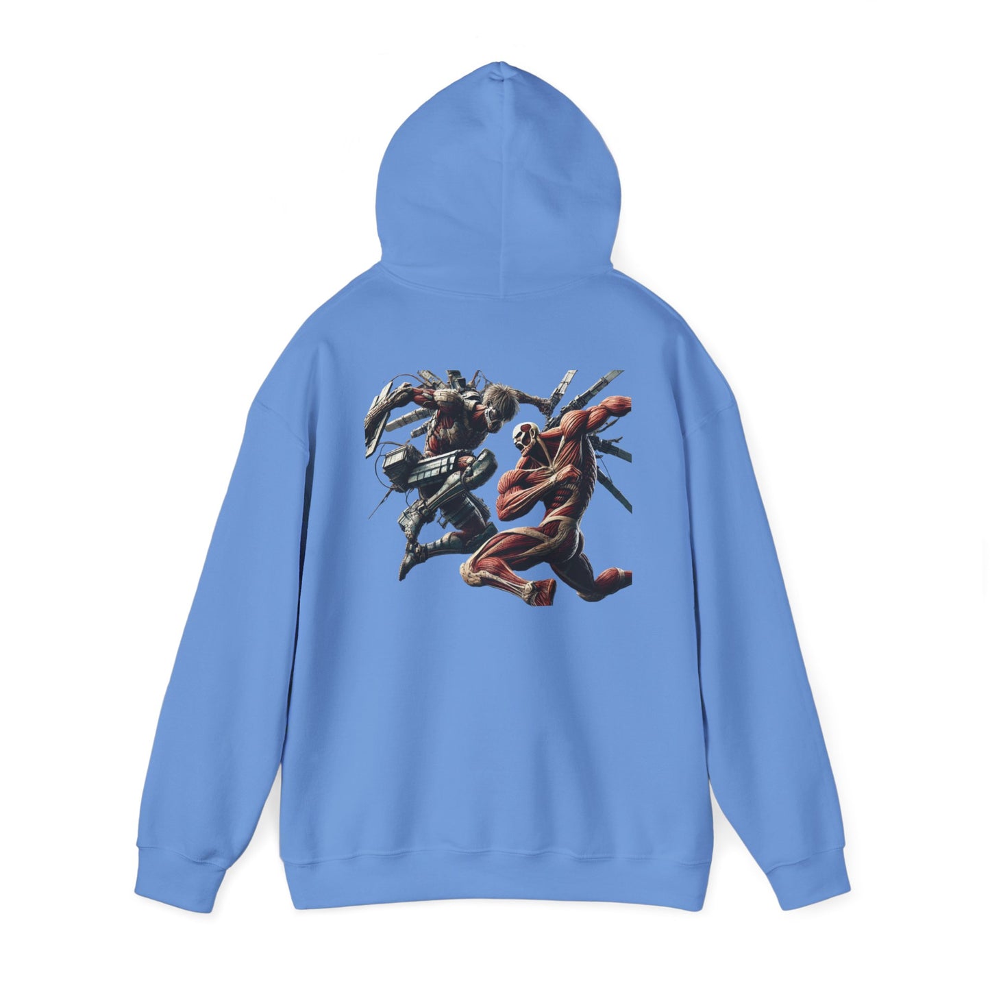 Anime Attack Titan vs Colossal Titan Hoodie Sweatshirt