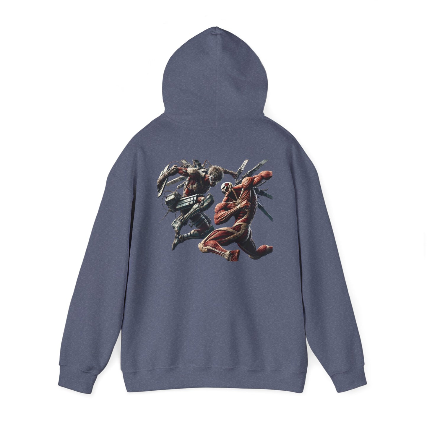 Anime Attack Titan vs Colossal Titan Hoodie Sweatshirt